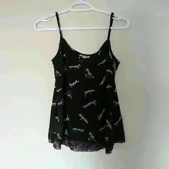 Smart Set, adjustable strap, cami top, black  and white, size small - Picture 7 of 13